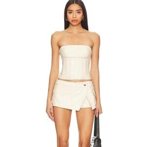 Superdown Cream Skort & Top